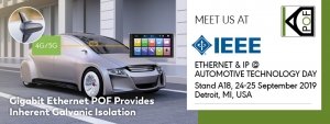 KDPOF Presents Gigabit Ethernet POF at IEEE-SA Ethernet & IP @ Automotive Technology Day