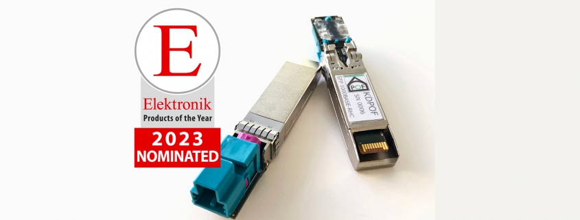 EVB9351-SFP by KDPOF nominated for product 2023 by WEKA Publishing