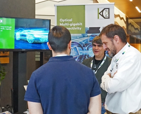 KDPOF demo at Automotive Ethernet Congress