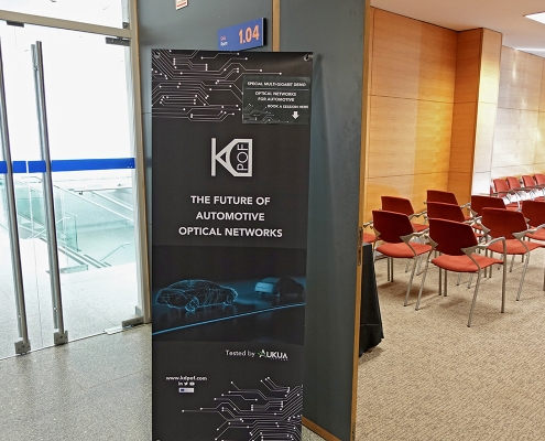 At ESSCIRC 2023, KDPOF presented multi-gigabit optical automotive communications