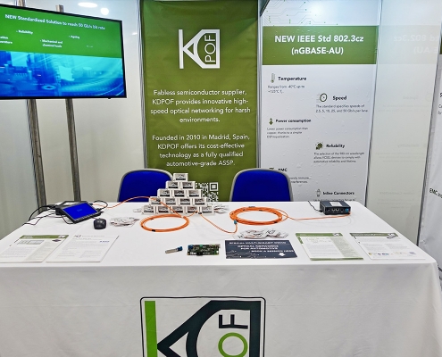 KDPOF unveiled the future of automotive optical networks at IEEE E&IP@ATD 2023